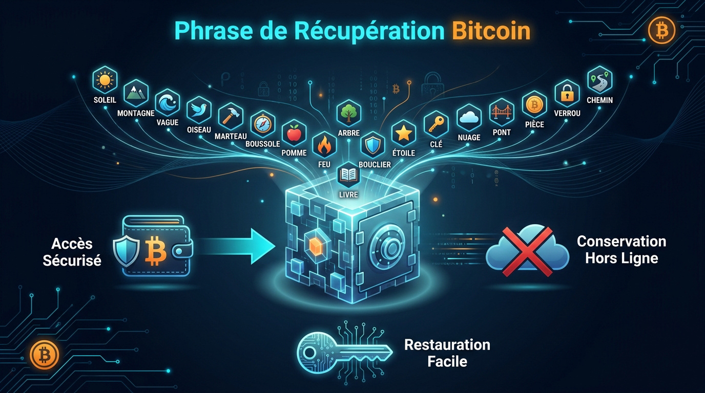 Sécurisation de la phrase de récupération Bitcoin