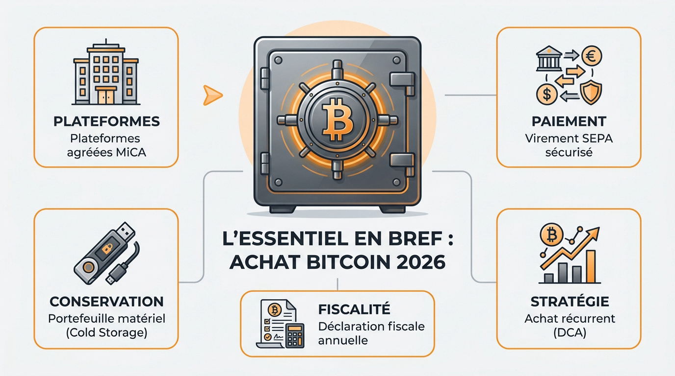 Guide pour l'achat sécurisé de bitcoin